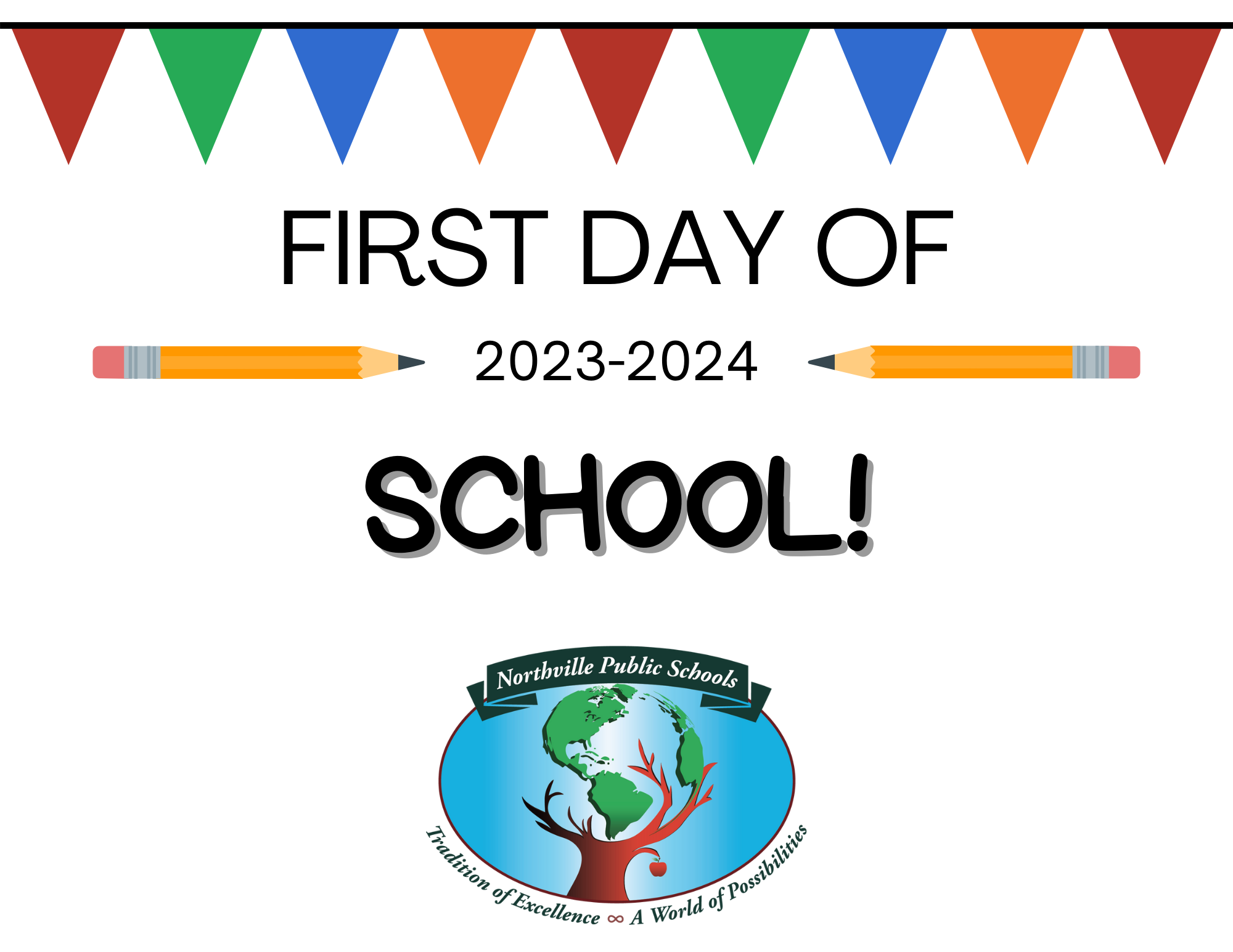 First Day of School sign album 2023/24